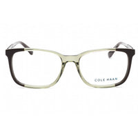 Cole Haan Men's Eyeglasses - Clear Demo Lens Olive Crystal Square Frame | CH4044 308 ,