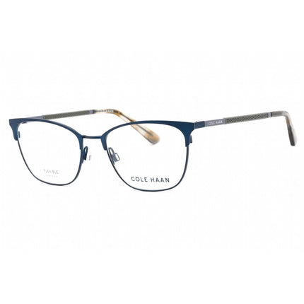 Cole Haan Women's Eyeglasses - Clear Demo Lens Navy Cat Eye Metal Frame | CH5048 414 ,