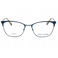 Cole Haan Women's Eyeglasses - Clear Demo Lens Navy Cat Eye Metal Frame | CH5048 414 ,