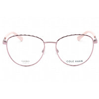 Cole Haan Women's Eyeglasses - Clear Demo Lens Rose Gold Round Frame | CH5045 770 ,