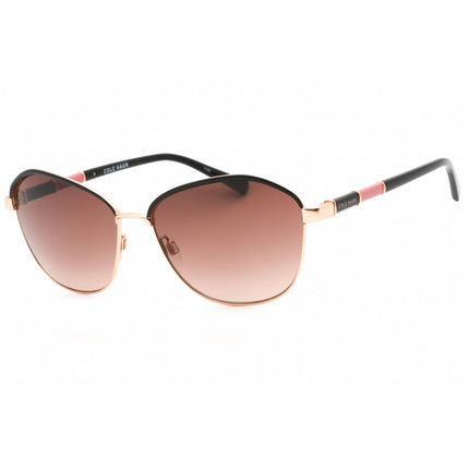 Cole Haan Women's Sunglasses - Black Cat Eye Adjustable Nose Pads Frame | CH7072 001 ,