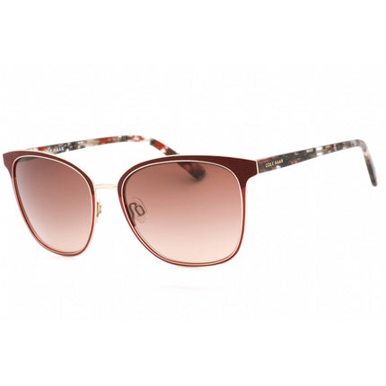 Cole Haan Women's Sunglasses - Burgundy Metal Full Rim Cat Eye Frame | CH7084 604 ,