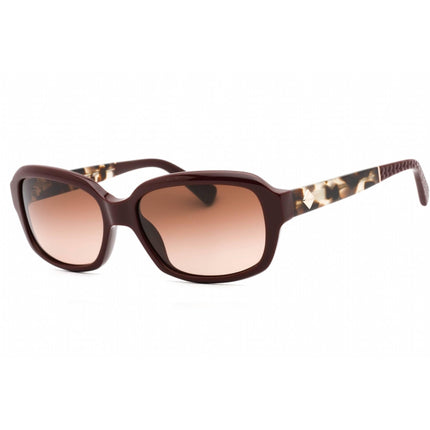 Cole Haan Women's Sunglasses - Burgundy Zylonite Full Rim Rectangular | CH7004 604 ,