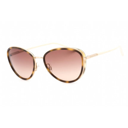 Cole Haan Women's Sunglasses - Soft Tortoise Metal Full Rim Cat Eye Frame | CH7065 240 ,