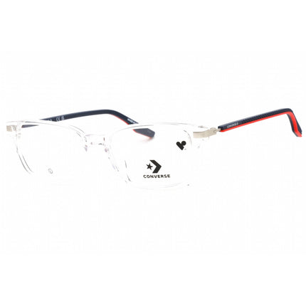 Converse Men's Eyeglasses - Crystal Clear Rectangular Plastic Full Rim | CV5070 970 ,