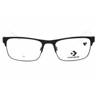 Converse Men's Eyeglasses - Matte Black Metal Full Rim Rectangular Frame | CV3022 001 ,