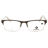 Converse Men's Eyeglasses - Matte Engine Smoke Metal Frame Clear Lens | CV3022 254 ,