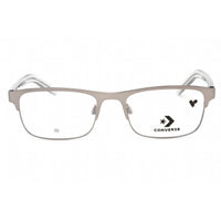 Converse Men's Eyeglasses - Satin Gunmetal Rectangular Frame Clear Lens | CV3022 070 ,