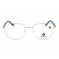 Converse Unisex Eyeglasses - Satin Gold Rectangular Frame Clear Lens | CV3020 717 ,