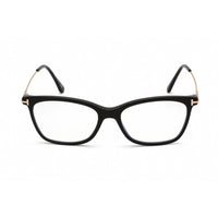 Tom Ford Women's Eyeglasses - Shiny Black Rectangular Full Rim Frame | FT5712-B 001 ,