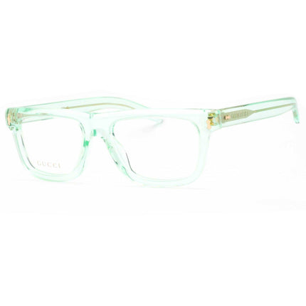 Gucci Men's Eyeglasses - Green Square Full Rim Plastic Frame | GG1525O 004 ,