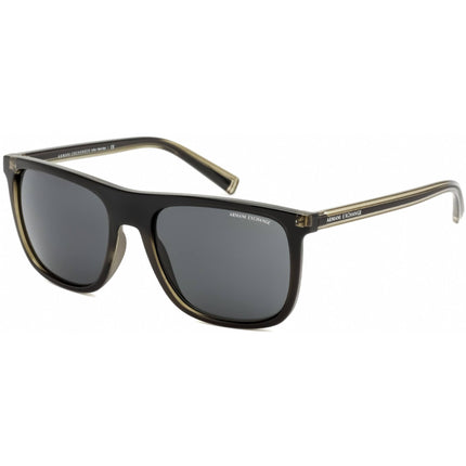 Armani Exchange Men's Sunglasses - Black Square Shape Full Rim Frame | AX4102S 831887 ,
