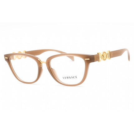 Versace Women's Eyeglasses - Opal Beige Plastic Cat Eye Full Rim Frame | 0VE3336U 5403 ,