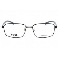 Hugo Boss Men's Eyeglasses - Matte Black Metal Full Rim Frame | BOSS 1470/F 0003 00 ,