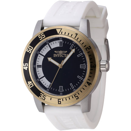 Invicta Men's Watch - Specialty Quartz Two Tone Case White Silicone Strap | 47278 ,