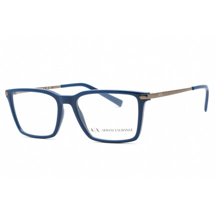 Armani Exchange Women's Eyeglasses - Blue Square Frame Clear Demo Lens | 0AX3077 8212 ,