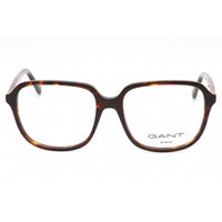 Gant Women's Eyeglasses - Dark Havana Plastic Square Shape Full Rim Frame | GA4155 052 ,