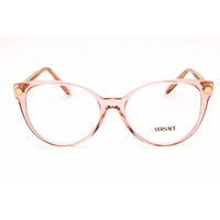 Versace Women's Eyeglasses - Transparent Pink Acetate Full Rim Frame | 0VE3353 5323 ,