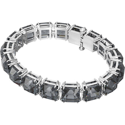 Swarovski Unisex Bracelet - Millenia Grey Crystals with Ruthenium Plated | 5612682 ,