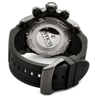 Invicta 5735 Men's Subaqua Venom Reserve Orange Dial Black IP Steel Black Rubber Strap Chronograph Dive Watch ,