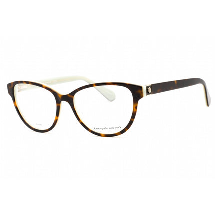 Kate Spade Women's Eyeglasses - Havana Plastic Cat Eye Shape Frame | TAILYNN 0086 00 ,