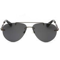 Burberry Men's Sunglasses - Dark Grey Metal Aviator Rimless Frame | 0BE3151 131687 ,