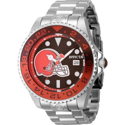 Invicta Men's Watch - NFL Cleveland Browns Orange, Brown and White Dial Dive | 45037 ,