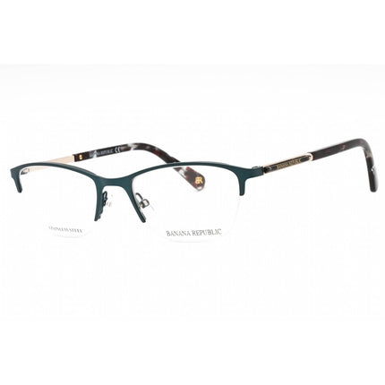 Banana Republic Women's Eyeglasses - Teal Half Rim Cat Eye Frame | BR 212 0ZI9 00 ,