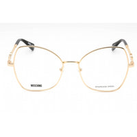 Moschino Women's Eyeglasses - Rose Gold Metal Butterfly Full Rim | MOS600 0000 00 ,
