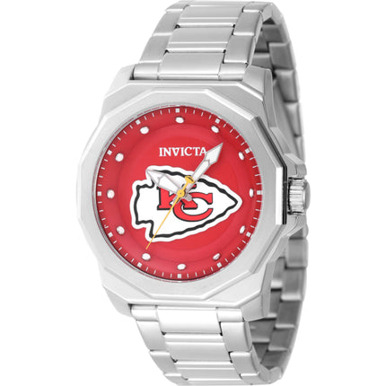 Invicta Men's Watch - NFL Kansas City Chiefs Red Dial Stainless Steel Bracelet | 47928 ,