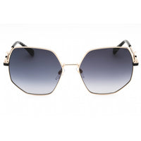 Marc Jacobs Women's Sunglasses - Gold Black Metal Geometric Frame | MARC 730/S 0RHL 9O ,