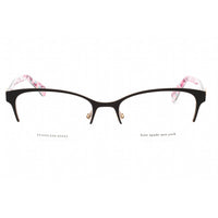 Kate Spade Women's Eyeglasses - Brown Cat Eye Frame Clear Demo Lens | FERRARA 009Q 00 ,