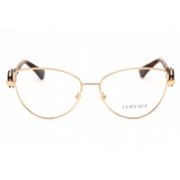 Versace Women's Eyeglasses - Light Gold Metal Cat Eye Full Rim Frame | 0VE1284 1489 ,