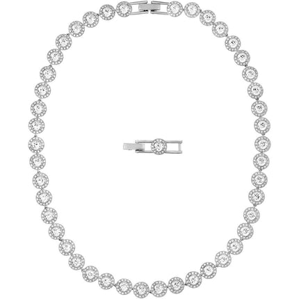 Swarovski Women's Necklace - Angelic Rhodium Plated | 5117703 ,