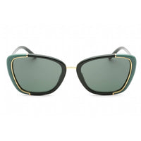 Tory Burch Women's Sunglasses - Green/Gold Metal Cat Eye Full Rim | 0TY9074U 19603H ,