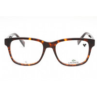 Lacoste Men's Eyeglasses - Dark Havana Plastic Square Shape Full Rim Frame | L2937 230 ,