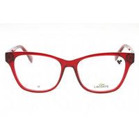 Lacoste Women's Eyeglasses - Red Plastic Full Rim Frame Clear Demo Lens | L2920 615 ,