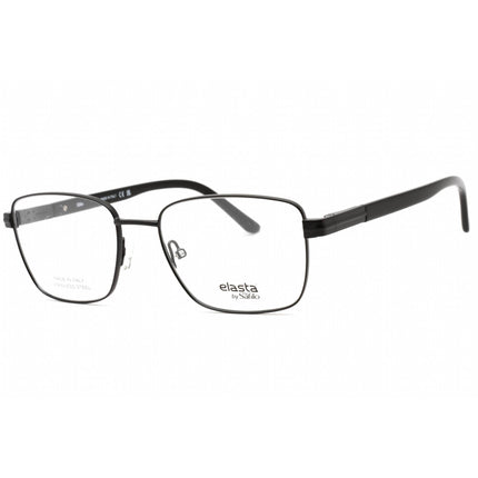 Elasta Men's Eyeglasses - Matte Black Rectangular Full Rim Frame | E 3125 0003 00 ,