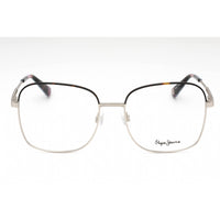 Pepe Jeans Women's Eyeglasses - Satin Silver Metal Square Full Rim Frame | PJ1403 C4 ,
