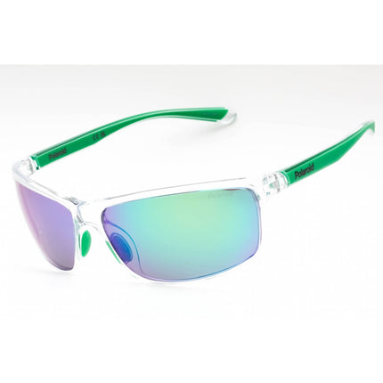 Polaroid Core Unisex Sunglasses - Crystal Green Full Rim Frame | PLD 7036/S 00OX 5Z ,