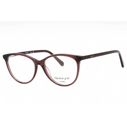 Gant Women's Eyeglasses - Shiny Violet Injected Propionate Cat Eye Frame | GA4149 081 ,