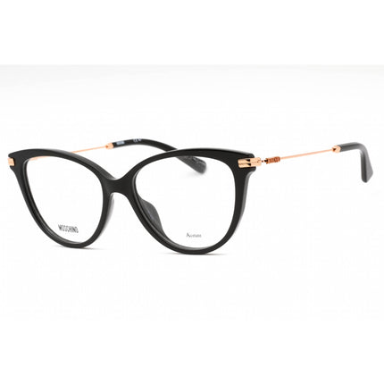 Moschino Women's Eyeglasses - Black Plastic Cat Eye Full Rim Frame | MOS561 0807 00 ,