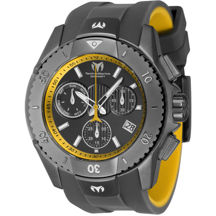 Technomarine Men's Watch - UF6 Chronograph Quartz Yellow and Grey Strap | TM-621034 ,