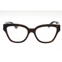Gucci Women's Eyeglasses - Havana Plastic Cat Eye Shape Full Rim Frame | GG1424O 006 ,