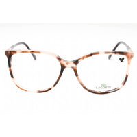 Lacoste Women's Eyeglasses - Rose Tortoise Plastic Cat Eye Full Rim Frame | L2892 690 ,