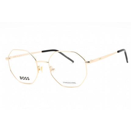 Hugo Boss Women's Eyeglasses - Gold Geometric Full Rim Metal Frame | BOSS 1590 0J5G 00 ,