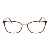 Carolina Herrera Women's Eyeglasses - Gold Burgundy Metal Cat Eye Frame | CH 0031 0NOA ,