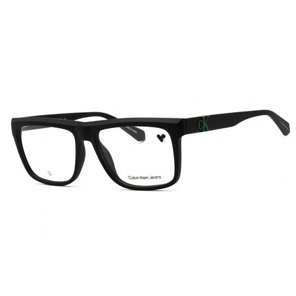 Calvin Klein Jeans Men's Eyeglasses - Matte Black Square Full Rim Frame | CKJ23645 002 ,