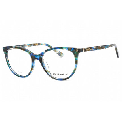 Juicy Couture Women's Eyeglasses - Blue Havana Cat Eye Plastic Frame | JU 235 0JBW 00 ,