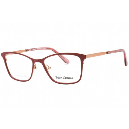 Juicy Couture Women's Eyeglasses - Matte Burgundy Cat Eye Metal Frame | JU 190 07BL 00 ,